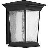 Progress Lighting p6076-led Arrive LEDアウトドア壁取り付け用燭台with Seedyガラス – 16、 11" P6076-3130K9 1
