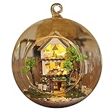 Zhhlinyuan Handmade DIY Assembling Cabin モデル Toy Dollhouse Island &Forest Wooden Cabin Model