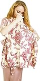 Baby Mum Breast Feeding Nursing Poncho Cover Up Colorful,White by Bienvenu