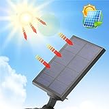 7 led solar powered waterproof spotlight outdoor lawn landscape