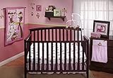 Little Bedding by NoJo 3 Little Monkeys 10 Piece Crib Bedding Set, Girl [並行輸入品]