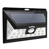 Litom Solar Lights, Super Bright 24 LED Outdoor Solar Motion Sensor Security Lighting With LEDs on B
