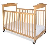 Foundations 1812040 Foundations Biltmore Full-Size Natural, Fixed-Side with Adjustable Mattress Boar