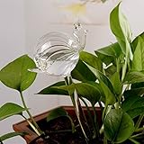 Liebeye 自動散水ボトル 鉢花・観葉植物の自動給水器 園芸 用 給水 キャップ 野菜 植物 留守用 キノコ形 可愛い 直径7cm長さ10cm高さ27cm カタツムリ