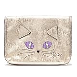 ANNA SUI mini アナスイ 猫 ねこモチーフ 母子手帳ケース マルチケース (ゴールド)