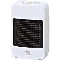 アイリスオーヤマ セラミックファンヒーター セラミックヒーター 人感センサー付き 800W 小型・中型 ~5畳 マイコン式 JCH-M082T ホワイト