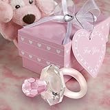 Choice Crystal Pink Pacifier Favors, 48 by Fashioncraft [並行輸入品]