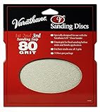 Rust-Oleum 203938 Varathane 80 Grit Sand Discs for EZV Floor Finish Sanders, 3-Pack [並行輸入品]