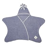 タッペンス＆クランブル Tuppence & Crumble おくるみ スターラップ 0～4ヶ月 星型 ベビー アフガン フリース 足つき BFSTARWn ラベンダー Star Baby Wrap 