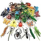 GuassLee リアル昆虫 フィギュア 43匹 ミニ 偽虫 昆虫おもちゃ 子供おもちゃ