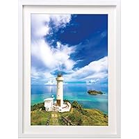 HAKUBA 額縁 MM-01 A4 木製 スタンド付 ホワイト FWMM01-WTA4