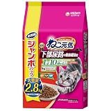 【ジャンボパック】ねこ元気 キャットフード ドライ 下部尿路の健康維持用 1歳～10歳頃まで 2.8kg 国産 ユニチャーム