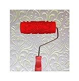 エンボスペイントローラーウォールペイントランナーウォールデコレーションDIYツール、パターン17