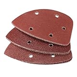 10 PC 三角フック & ループ 60 80 120 砥粒研磨キットのサンドペーパーサンドペーパー 140 mm