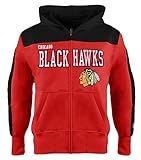 NHLユースBorelandフルジップスタイル2パーカー L レッド