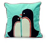 キーストーン 動物クッション PITTOパッチワーククッション ペンギン