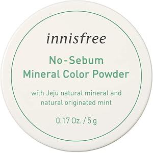 イニスフリー(innisfree) ノーセバム ミネラルカラーパウダー 2[グリーン (赤みの補正に)] ファンデーショ…