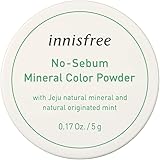 イニスフリー(innisfree) ノーセバム ミネラルカラーパウダー 2[グリーン (赤みの補正に)] ファンデーション パウダー/グリーン 5g