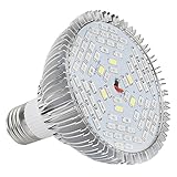 Goshang 植物ライト育成ＬＥＤ 室内栽培 E27インターフェイス フルスペクトル 30W/50W/80W 温室栽培 補光ライト