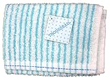 日繊商工 TROUSSEAU ピンストライプ ウォッシュタオル ブルー QLT-1520