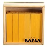 Kapla カプラ 魔法の板 カラーカプラ 40枚入 クアドラット C40 イエロー （おもちゃ 玩具 知育 積み木 プレゼント) [並行輸入品]