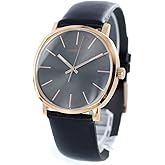 Calvin Klein K8Q316C3 Posh Posh Men's 1.6 inch (40 mm) Rose Gold Black Leather Watch