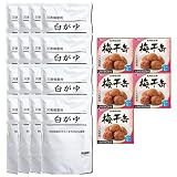災害備蓄用 白がゆ 梅干缶 紀州南高梅 災害備蓄用白がゆ280g×16 梅干缶約80g×5 備蓄食 缶詰 非常食
