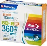 1回録画用 ブルーレイディスク BD-R DL 50GB 10枚 ホワイトプリンタブル 片面2層 1-4倍速 VBR260YP10V1
