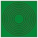 ユニット ゲージマーカー 446-86 円形緑