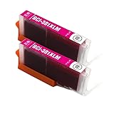 BCI-381XLM互換インク キャノン用 PIXUS TS8430 TS8330 TS8230 TS8130 TS7430 TS7330 TS6330 TS6230 TS6130 TR9530 TR8630 TR8530 TR7530 TR703対応 (マゼンタ x2個)