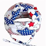 ベビー用品　ヘルメット　ヘッドガード　新生児 幼児　赤ちゃん　衝撃吸収 軽量　ヘッド保護　スポンジ (45-58cm, ブルースター)