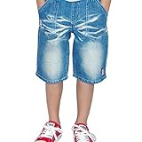 (ポスター) POSTAR　デニム　キッズ ハーフパンツ　ブルー　100cm