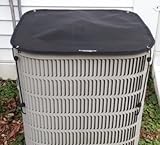HeavyDuty Beathable Tight Mesh Winter Top Air Conditioner Cover - 37x34 - BLACK by PremierAcCovers