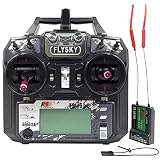 Flysky fs-i6x 10ch 2.4ghz rc トランスミッター コントローラー/ia10b レシーバー アップグレード ケーブル付き rc ヘリコプター プレーン クアッドコプター グライダー用