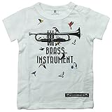 《H28年夏物》JEANS-b(ジーンズベー) 製品洗い加工済み スラブ天竺trumpet半袖Tシャツ 130cm /OW NO.B-360140