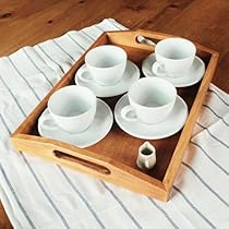 Amazon｜トレー カフェ 北欧 幅40cm 木製 トレー カフェ トレー