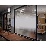 Hoho 60 " x20 "ホワイトドット双方向グラデーションウィンドウフィルムGradual Frostedウィンドウフィルム自己粘着装飾semi-privacyプライバシーガラスステッカー