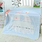 6重 ガーゼケット ベビー タオルケット ブランケット コットン 象さん 110x110cm