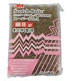 スリーエム スコッチブライト スーパーがんこ 細目 サイズ100x150mm 1個パック 仕上がり粒度100~120相当
