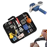 BABAN 腕時計 工具 時計修理 ハイグレード 工具 22点セット ミニ精密ドライバー付き メンテナンス 電池交換 ベルトの長さ調整・ バンド 調整 洗浄 オーバーホール 収納ケース 付 サイズ:2