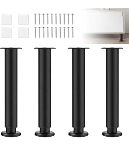 Signstek テーブル脚 伸縮 25-42CM 高さ調整 4本