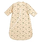 エルフ ベビー(Fairy Baby)ベビースリーパー オーガニックコットン 着る布団 寝袋春夏用 2Way 70 めんか柄