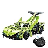 TAKUMI　　RC積み木ラジコンカー　2.4Ghz　4CH変形可無線電動ラジコンカー 高時速疾走 クイックレスポンス 子供おもちゃ　ミニカー 32x14x10CM　453pcs (2.4Ghz, グ