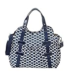OiOi Tote Diaper Bag, Indigo/White by OiOi