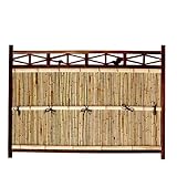 仕切り竹垣　目かくし竹フェンス　横型　幅5.5尺　W165cm×H120cm