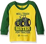 John Deere SHIRT ベビー・ボーイズ カラー: イエロー