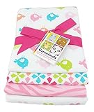 Garanimals 4-Pack Cotton Receiving Blankets, Pink by Mount Vernon Mills [並行輸入品]