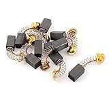 uxcell モーターカーボンブラシ 炭素 金属 修理部品 電動工具用 13x7.5x6.5mm 10個入り