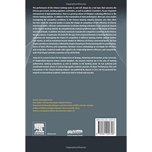 Efficiency and Competition in Chinese Banking (Chandos Asian Studies Series)