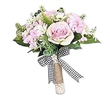 結婚式の花束写真の小道具人工花[エレガント]